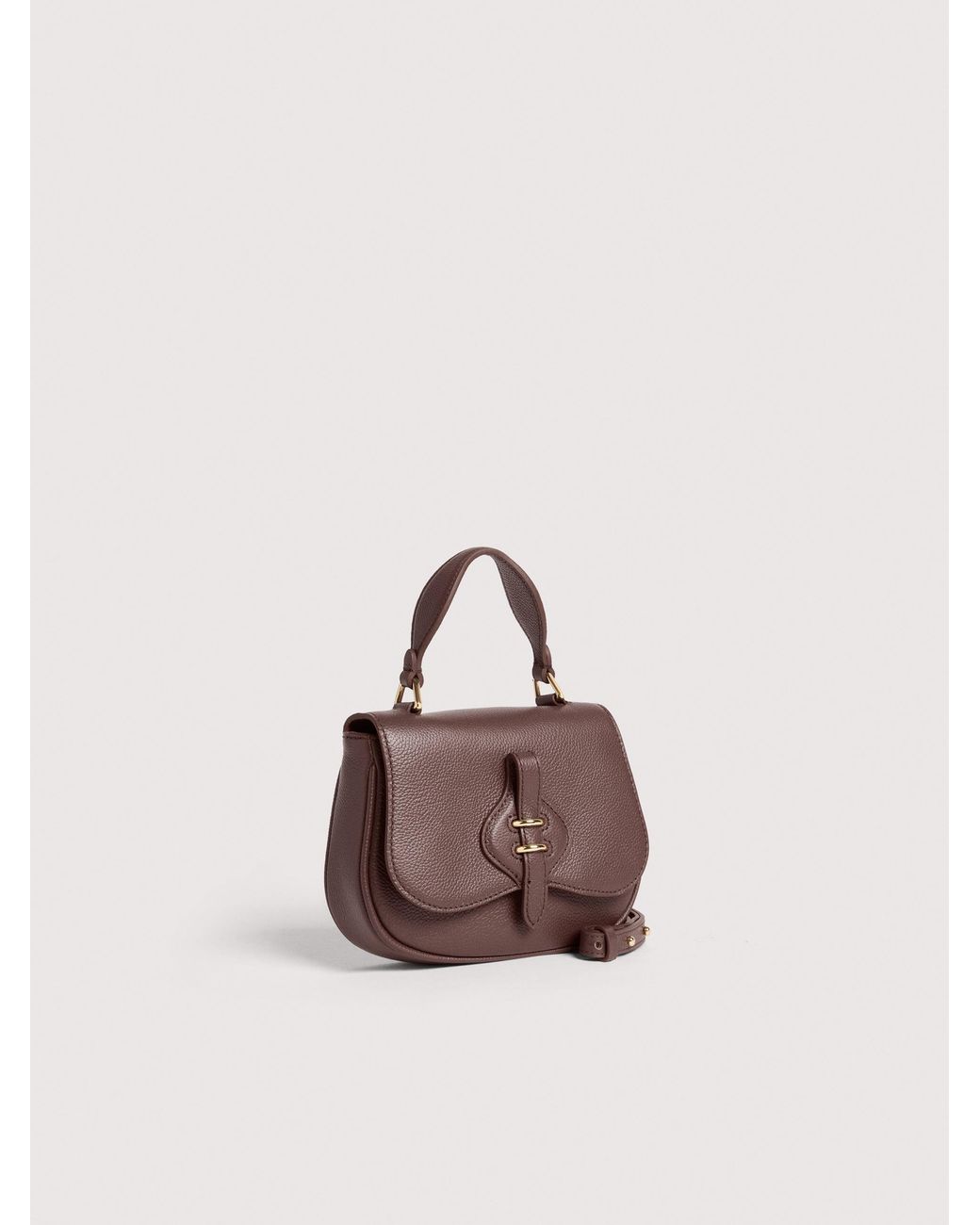 Coccinelle Pink Micro Grained Leather Minibag Mavery Mini