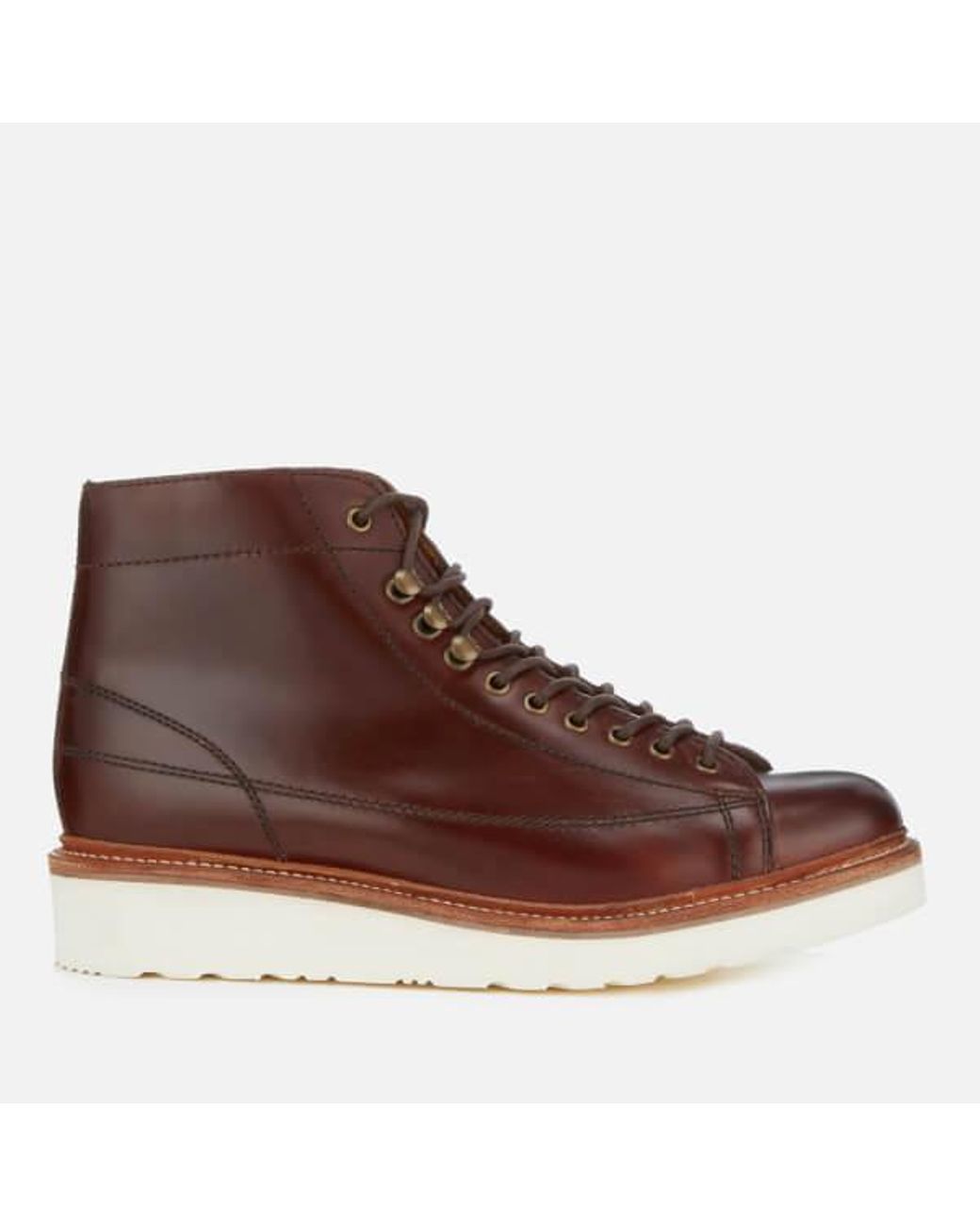 Grenson Men's Andy Leather Monkey Boots in Tan (Brown) for Men | Lyst
