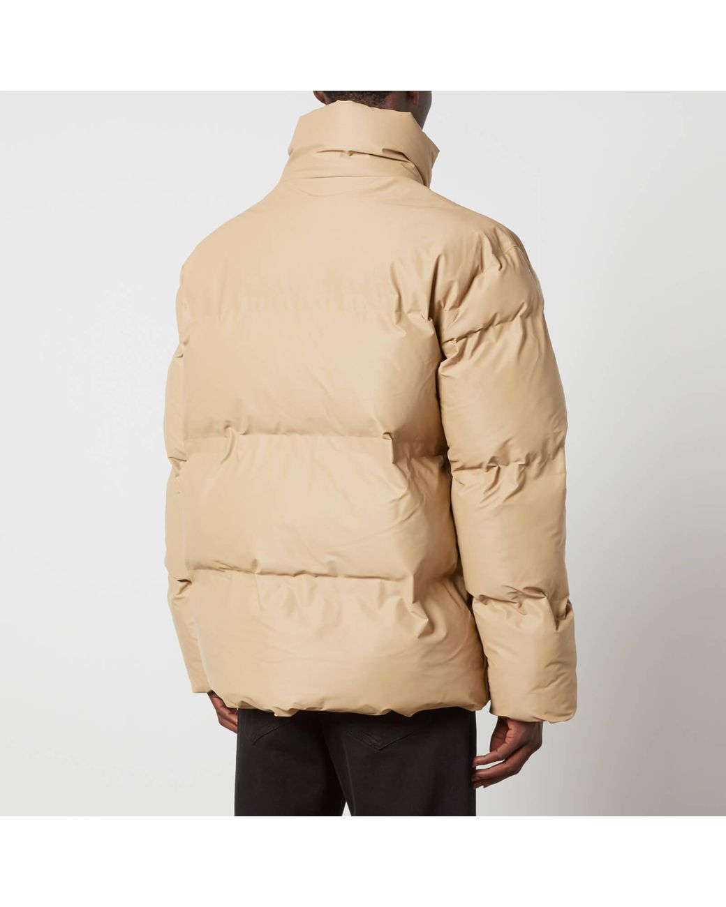 Rains Bator Quilted Shell Puffer Jacket in Natural for Men | Lyst UK