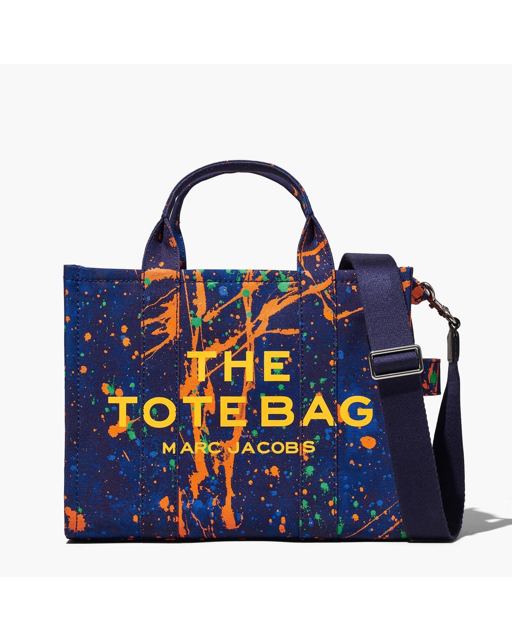 Marc Jacobs Canvas The Small Splatter Paint Tote Bag in Blue | Lyst UK