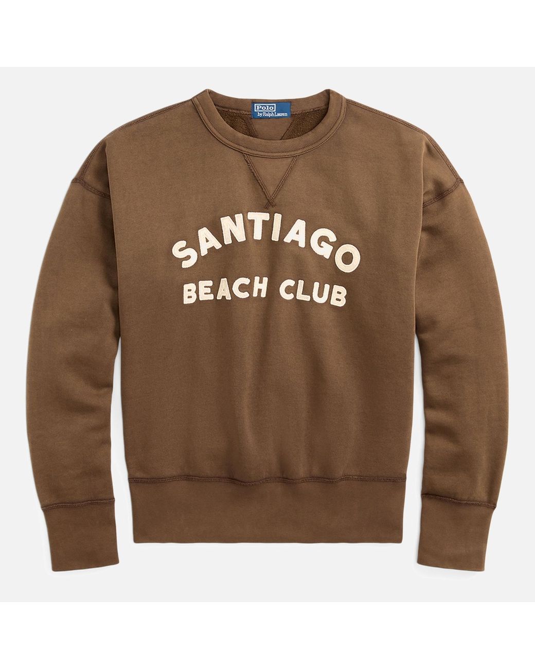 Polo cotton blend fleece sweatshirt online