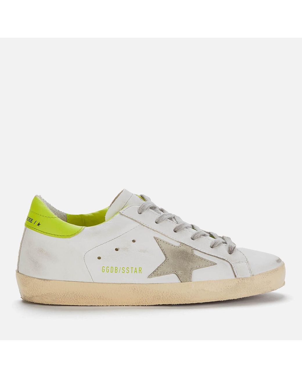 golden goose superstar w5 leather trainers