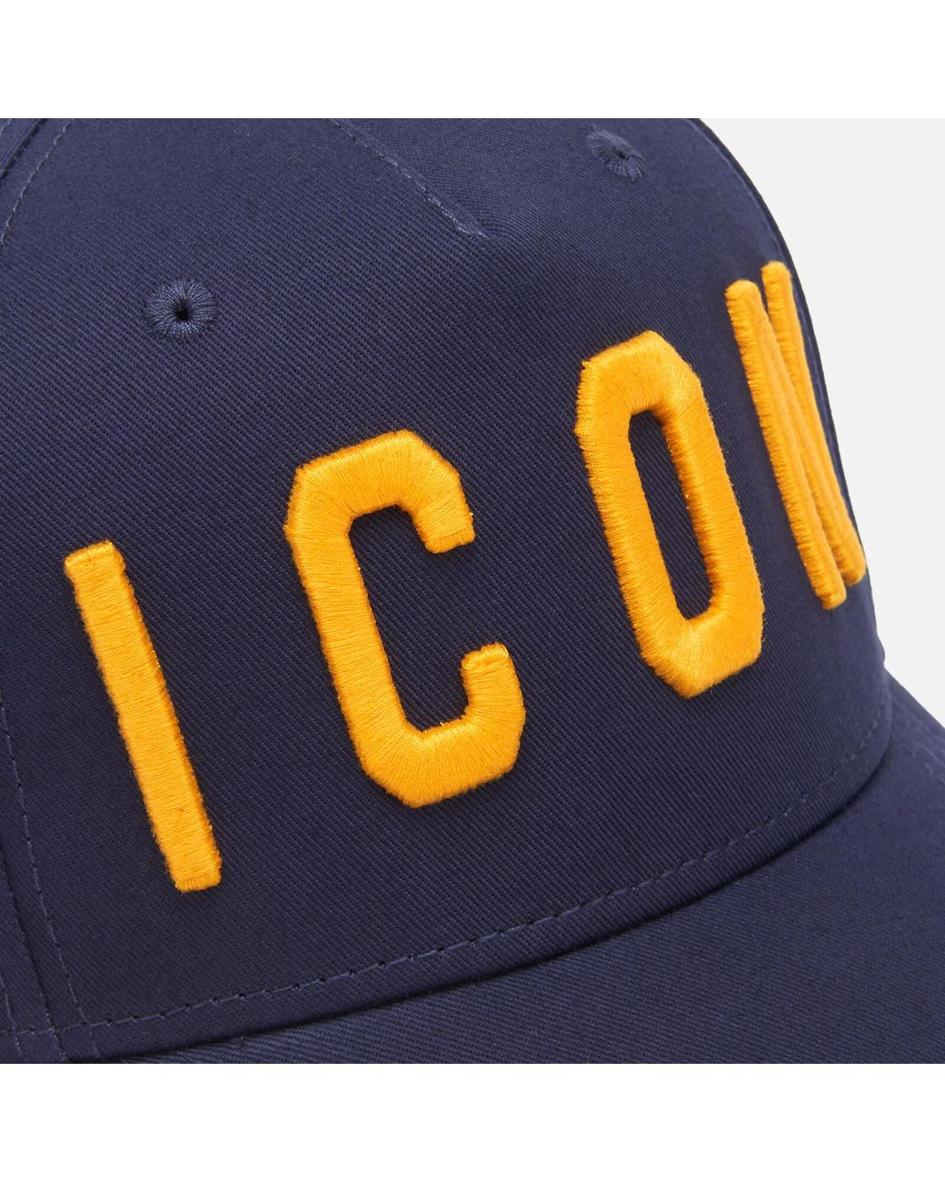 DSquared² Cotton Icon Logo Cap Navy in 