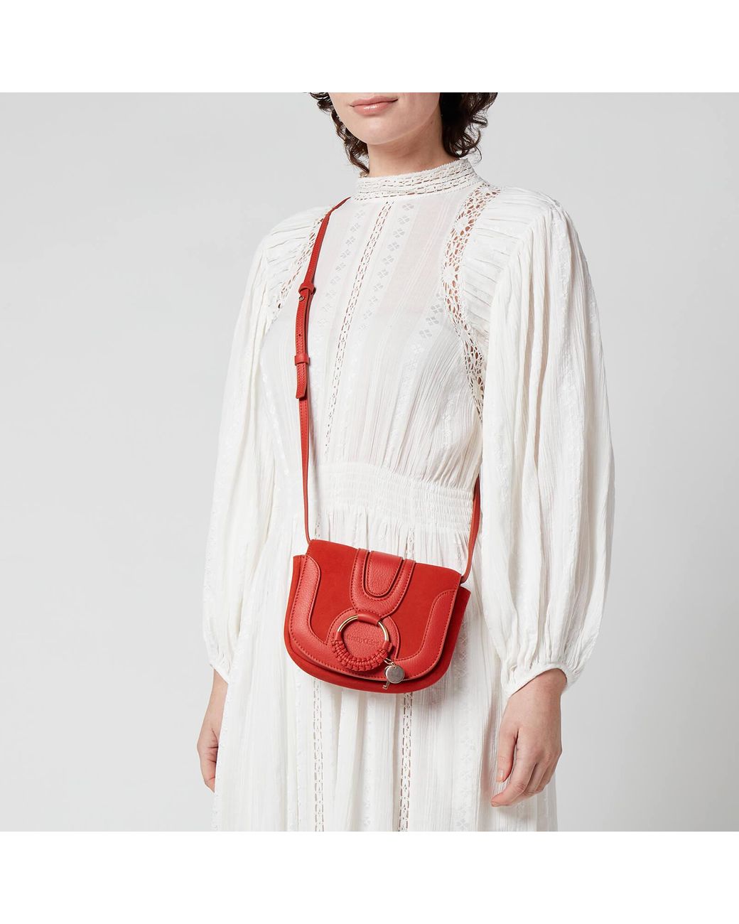See By Chloé Hana Mini Cross Body Bag in Red | Lyst