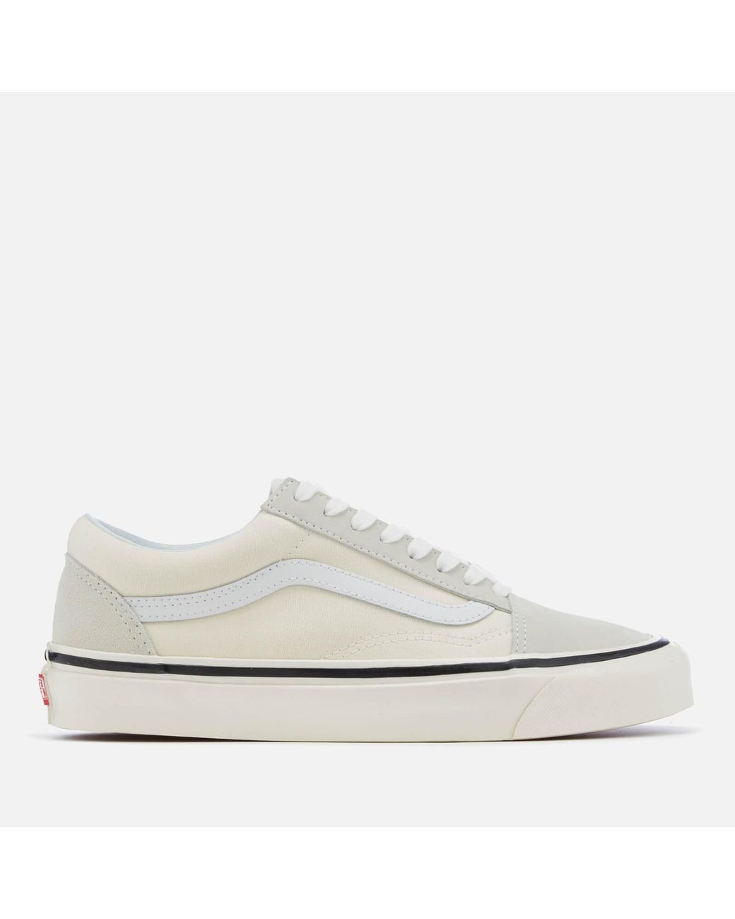 vans classic old skool triple white trainers