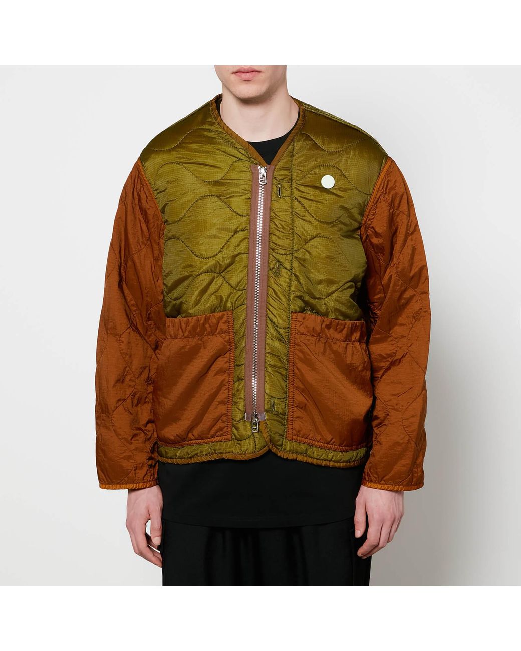 OAMC Re:work Zipped Liner Jacket in Green for Men | Lyst