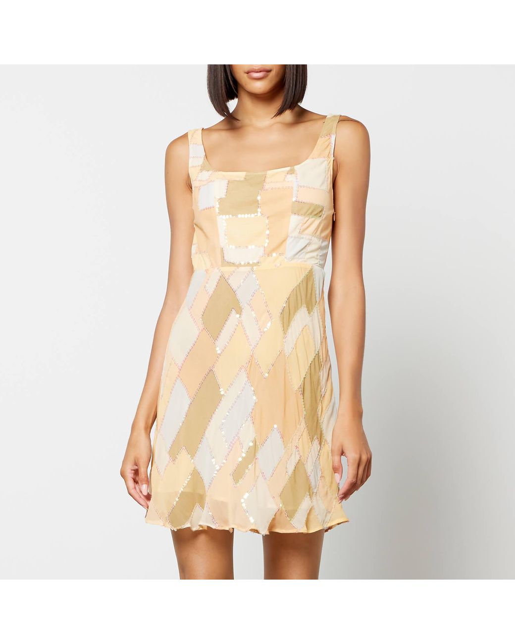 rixo patchwork dress