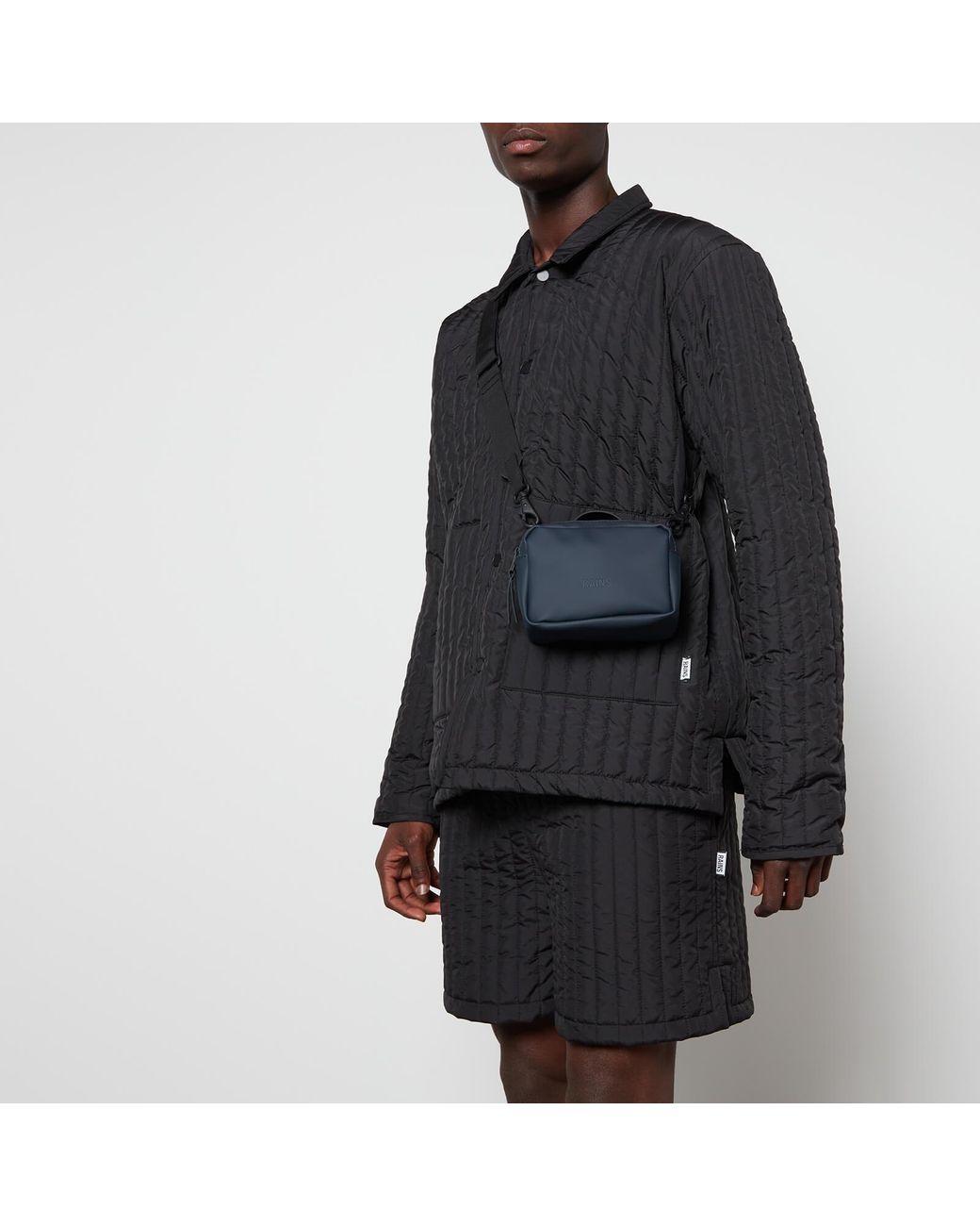 ショルダーバッグ RAINS Box Micro W3 Shoulder Bag - RAINS - Synthetic - Blue Rains Box Bag Micro in Blue | Lyst