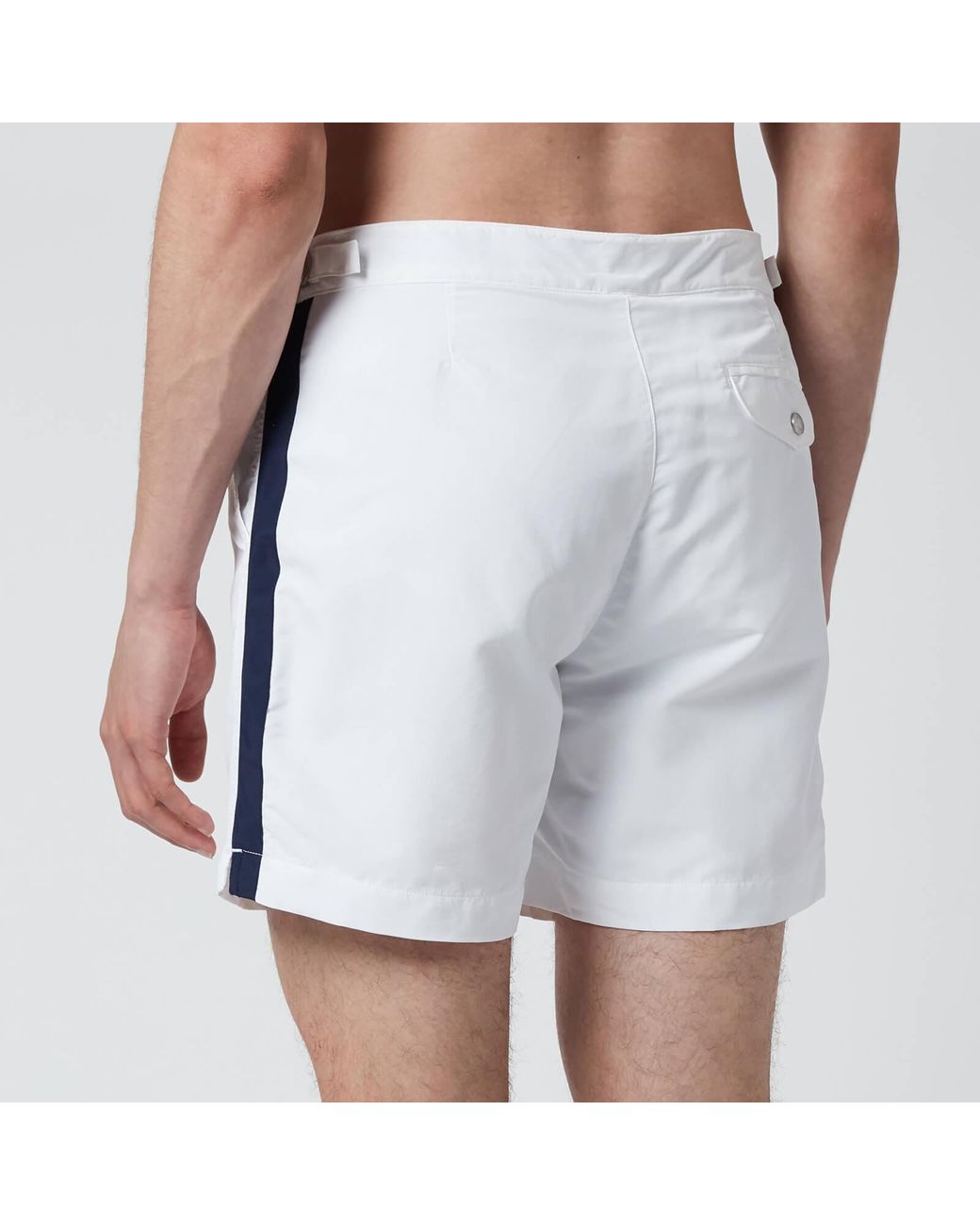 Polo Ralph Lauren Monaco Swim Shorts in White for Men | Lyst Canada