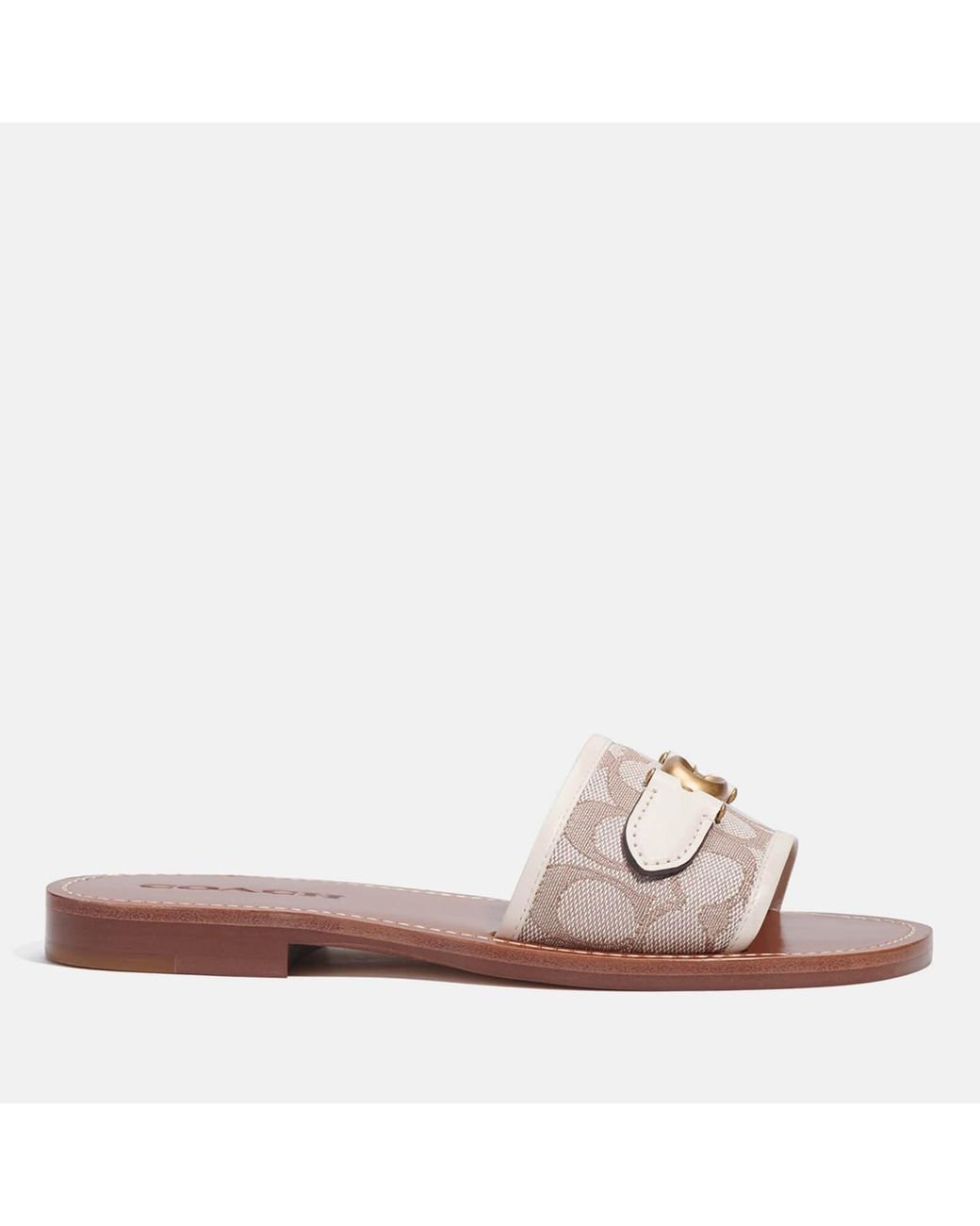 COACH Ina Logo Jacquard Sandals in Pink Lyst UK