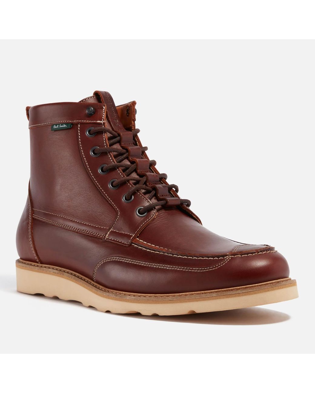 Paul Smith Tufnel Leather Boots in Brown for Men | Lyst Australia