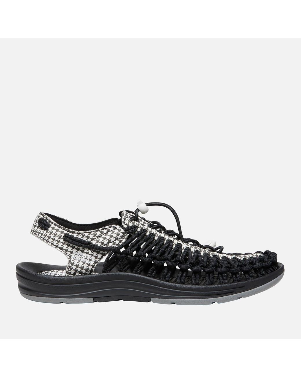 Keen Uneek Corded Sandals in Black | Lyst