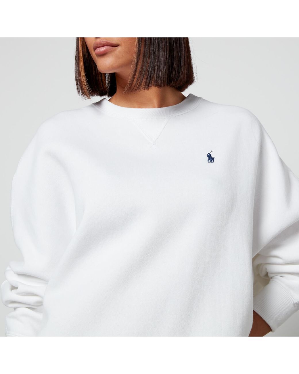 Polo Ralph Lauren Batwing Day Dress in White | Lyst