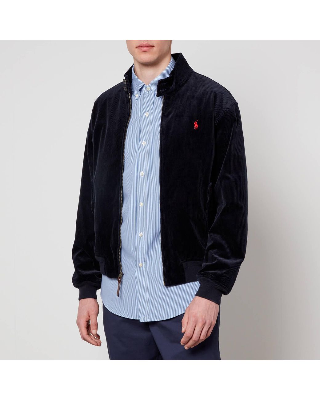 Polo Ralph Lauren Cotton-blend Corduroy Jacket in Blue for Men | Lyst