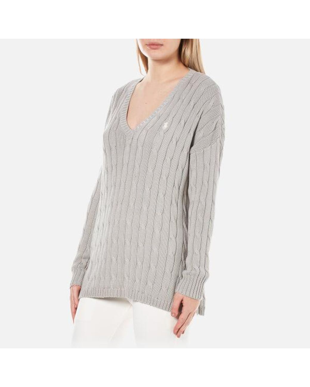 Ralph lauren jumper womens shop v neck