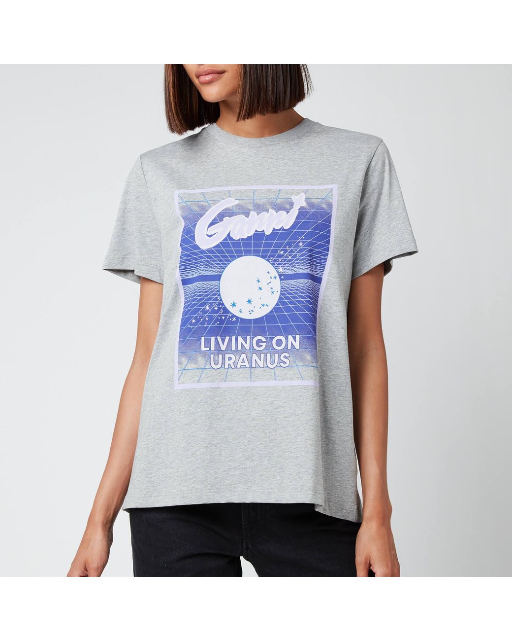 Ganni Cotton Living On Uranus T-shirt 
