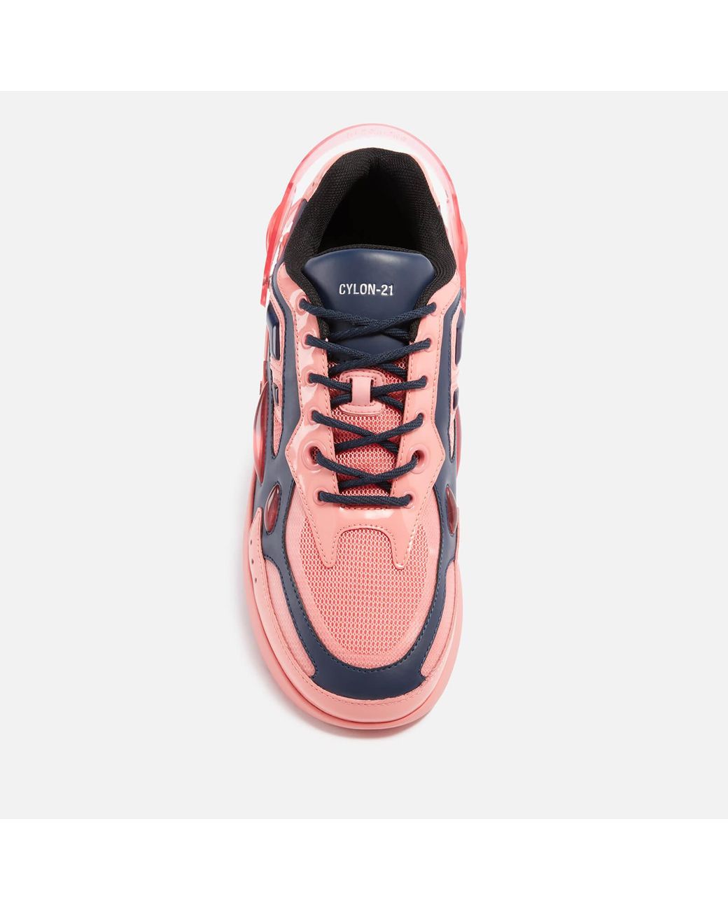 Raf Simons Cylon-21 Rubber, Leather And Mesh Trainers in Pink for 