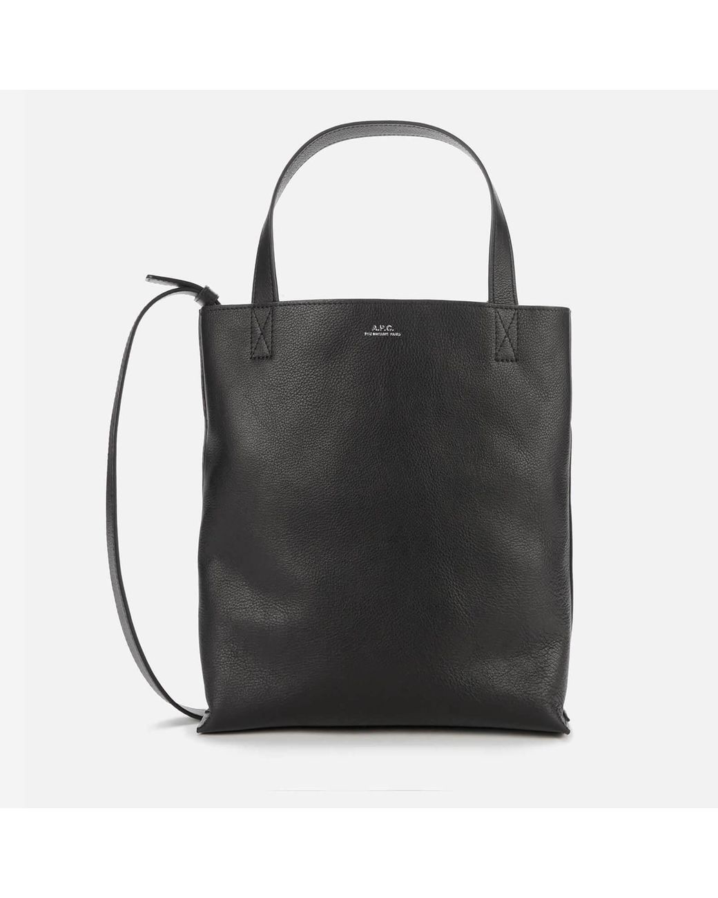 A.P.C. Maiko Small Tote Bag in Black | Lyst