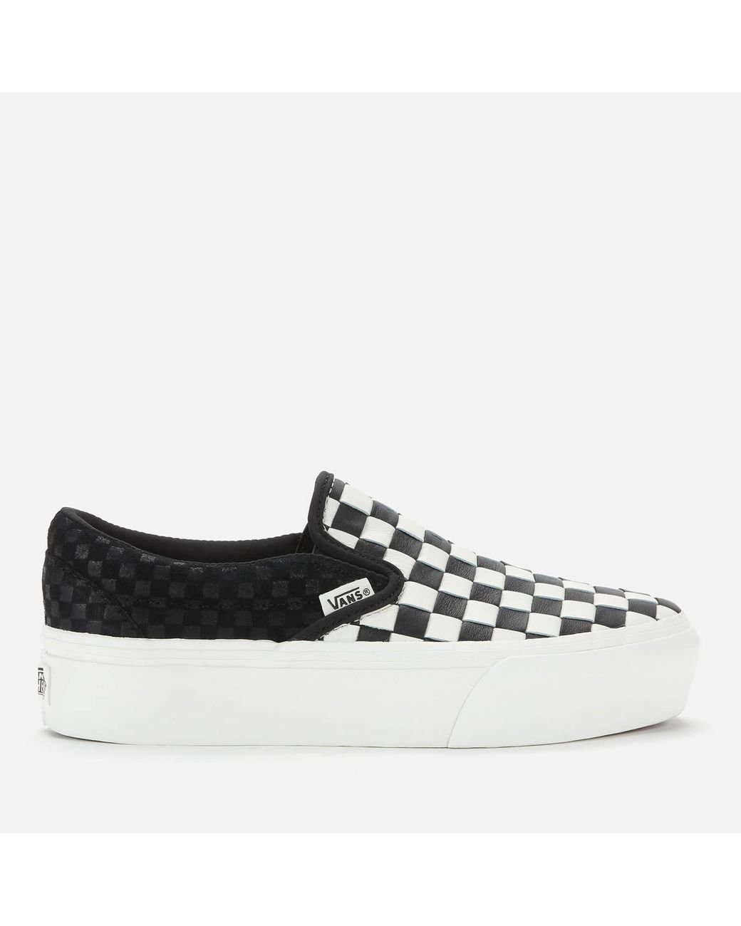 Vans black & best sale white classic checkerboard trainers