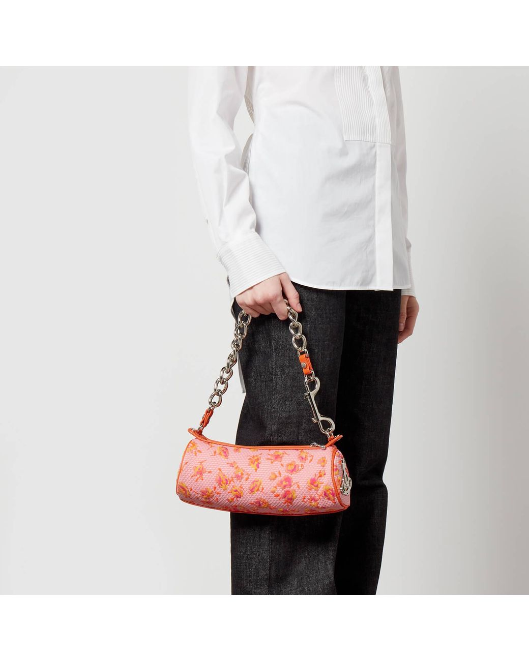 SALE ◆ Vivienne Westwood ◆ CINDY CYLINDER バッグ ◆ Vivienne Westwood Cindy Cylinder Cloqué Bag in Pink | Lyst