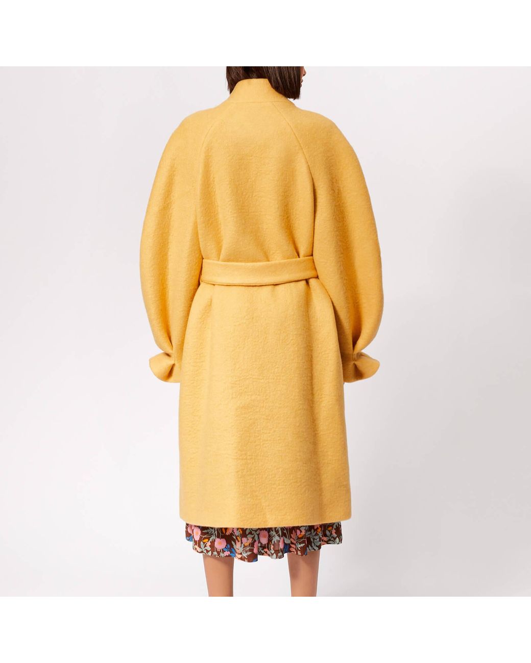 Stine Goya Celeste Coat in Yellow | Lyst Australia