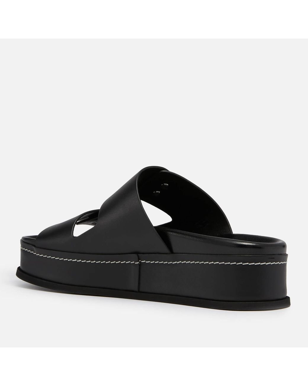 3.1 Phillip Lim Freida Platform Double Buckle Slide in Black Lyst