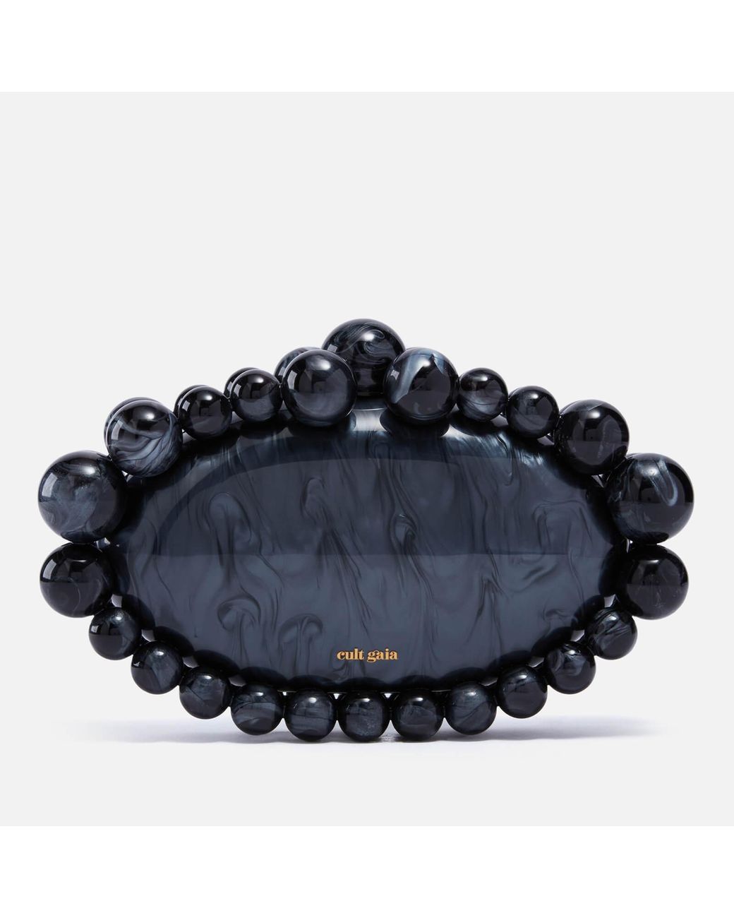 Cult Gaia Jaya Marbled Acrylic Clutch in Blue Lyst