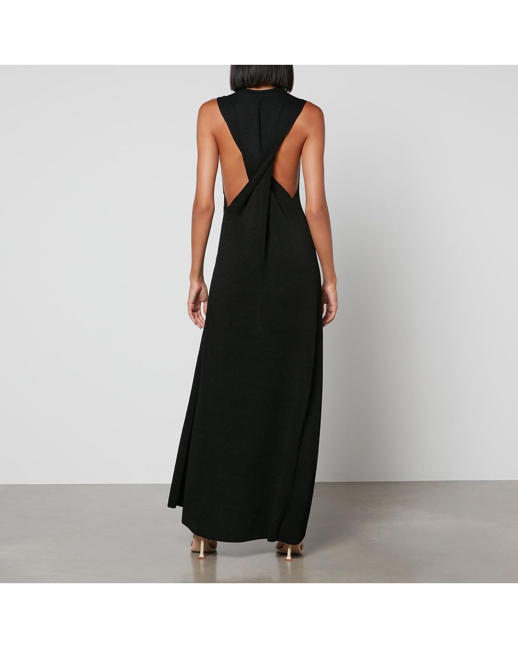 Proenza Schouler Twist Back Knit Dress in Black Lyst