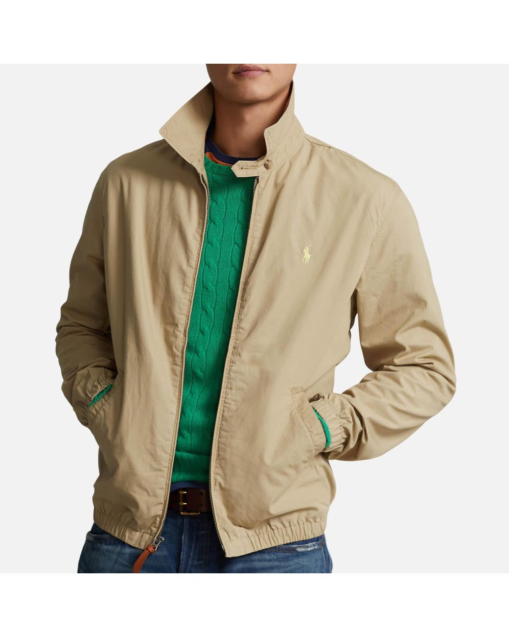 Polo Ralph Lauren Bayport Jacket in Natural for Men | Lyst Australia