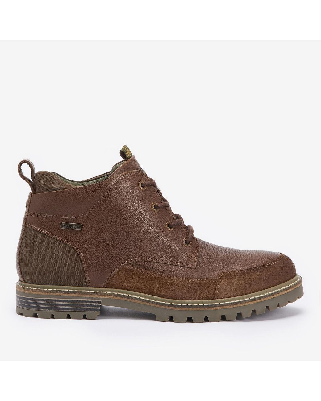 barbour chukka boots tan