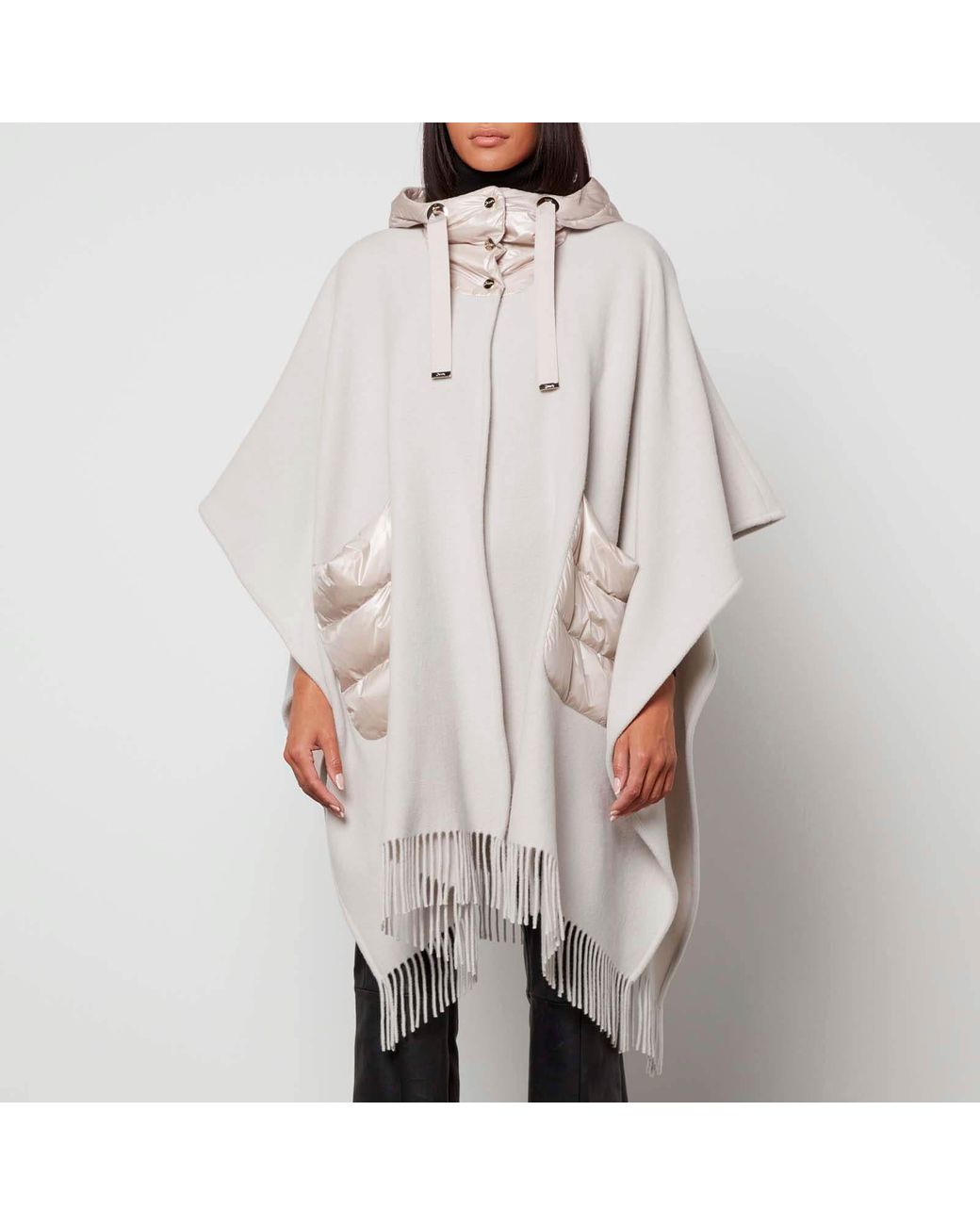 Herno Ultralight Wool And Nylon Poncho | Lyst Canada