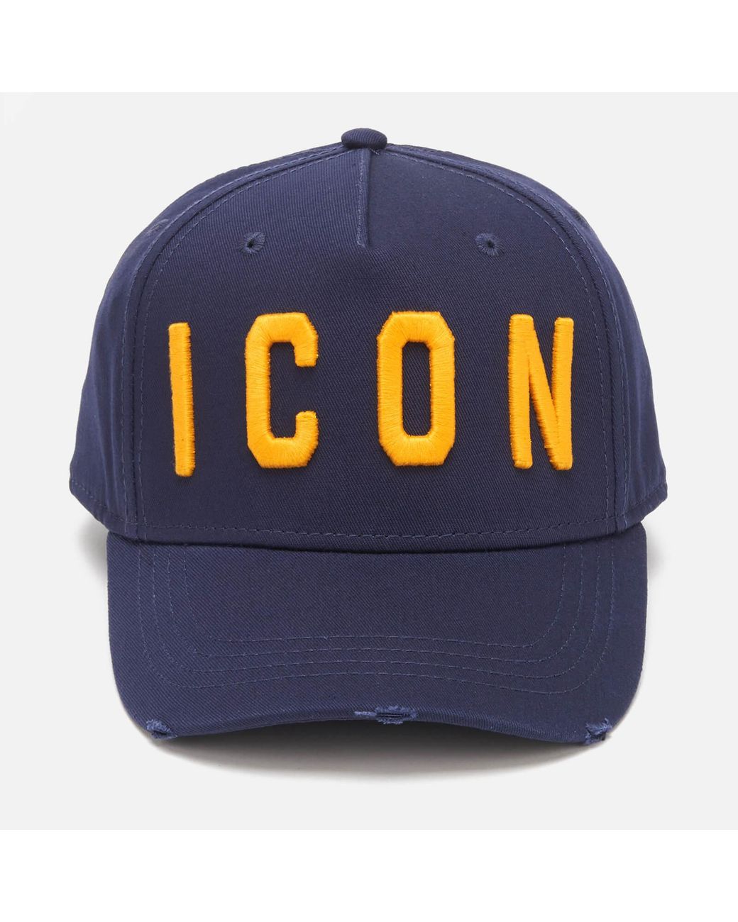 DSquared² Cotton Icon Logo Cap Navy in 