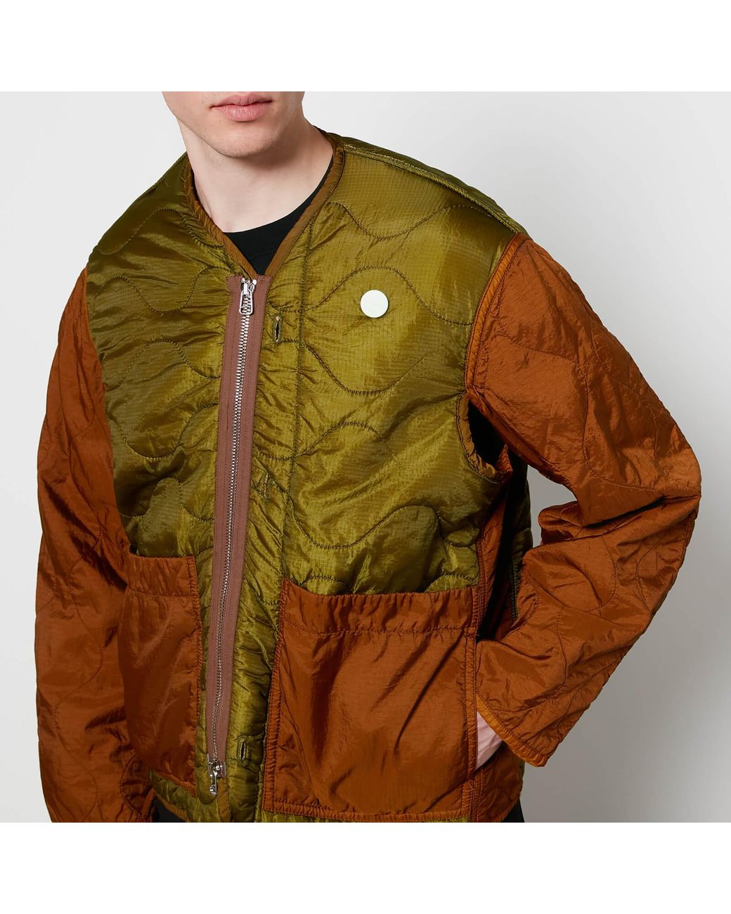 OAMC Re:work Zipped Liner Jacket in Green for Men | Lyst