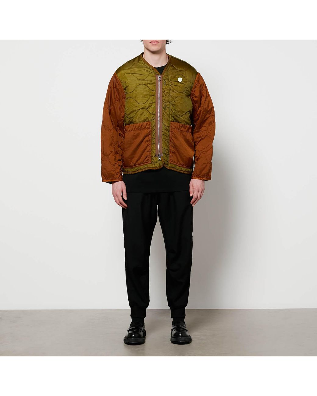 OAMC Men's Green Re:work Zipped Liner Jacket