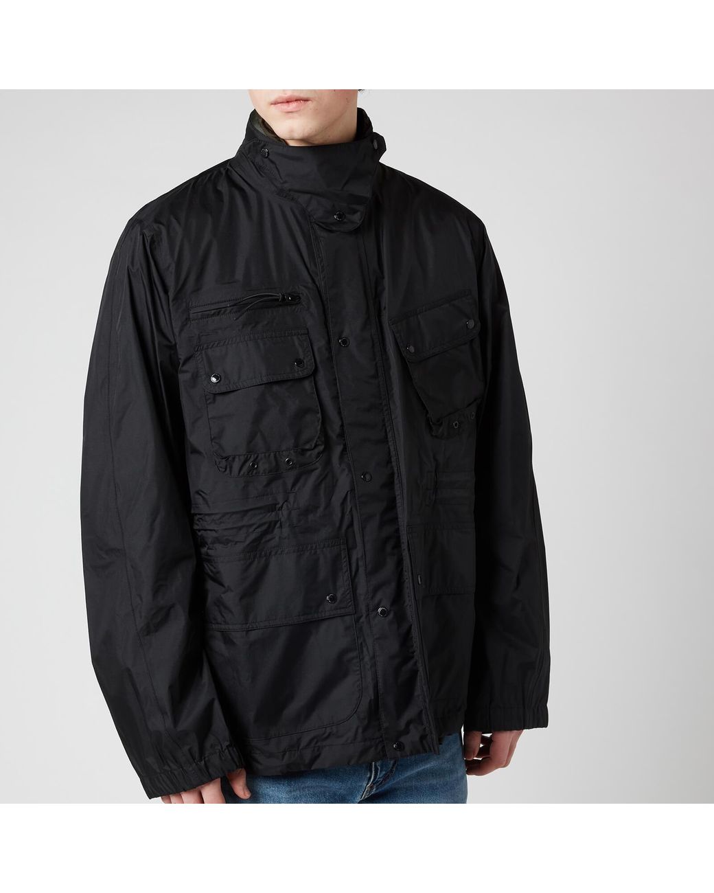 barbour stannington jacket black