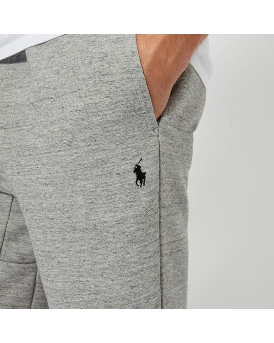 Polo Ralph Lauren Men's Double Knit Tech Shorts in Gray for Men | Lyst