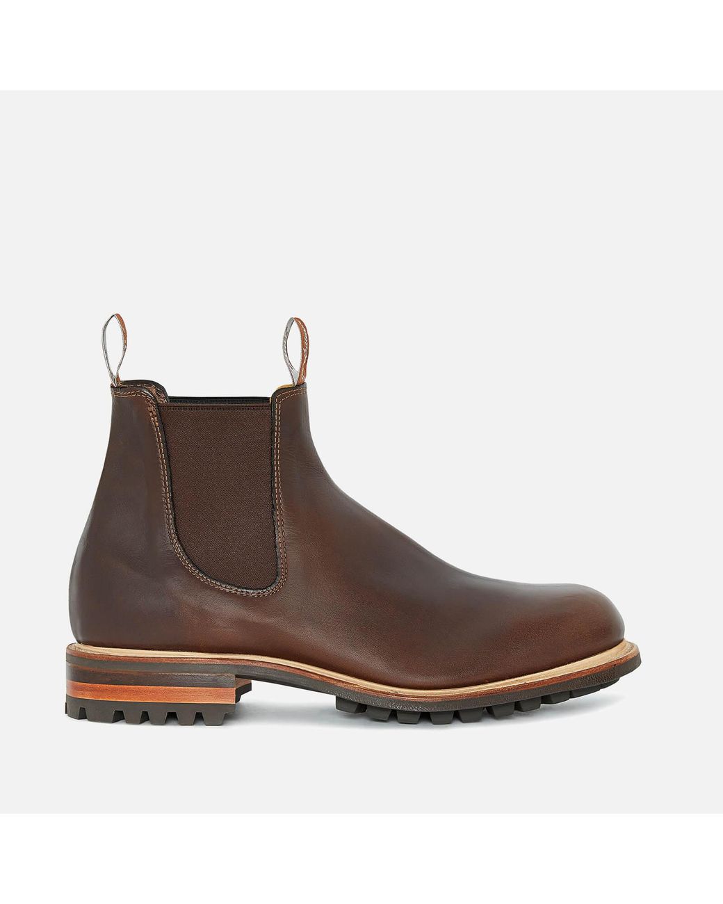 R.M.Williams Gardener Leather Commando Sole Chelsea Boots in Brown for ...