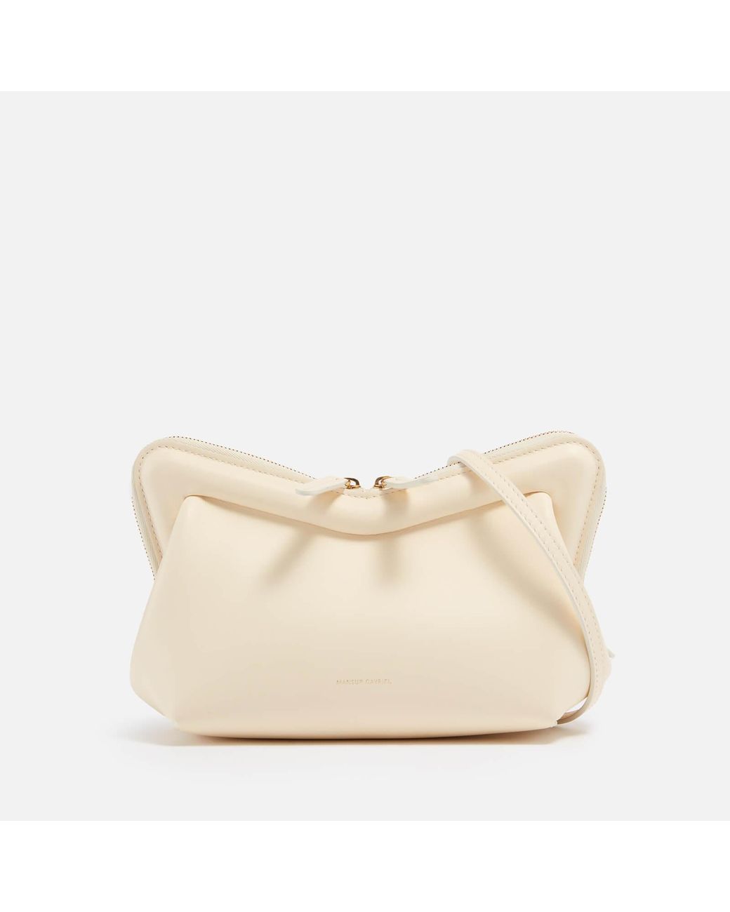 Mansur Gavriel Mini M Frame Leather Bag in White Lyst