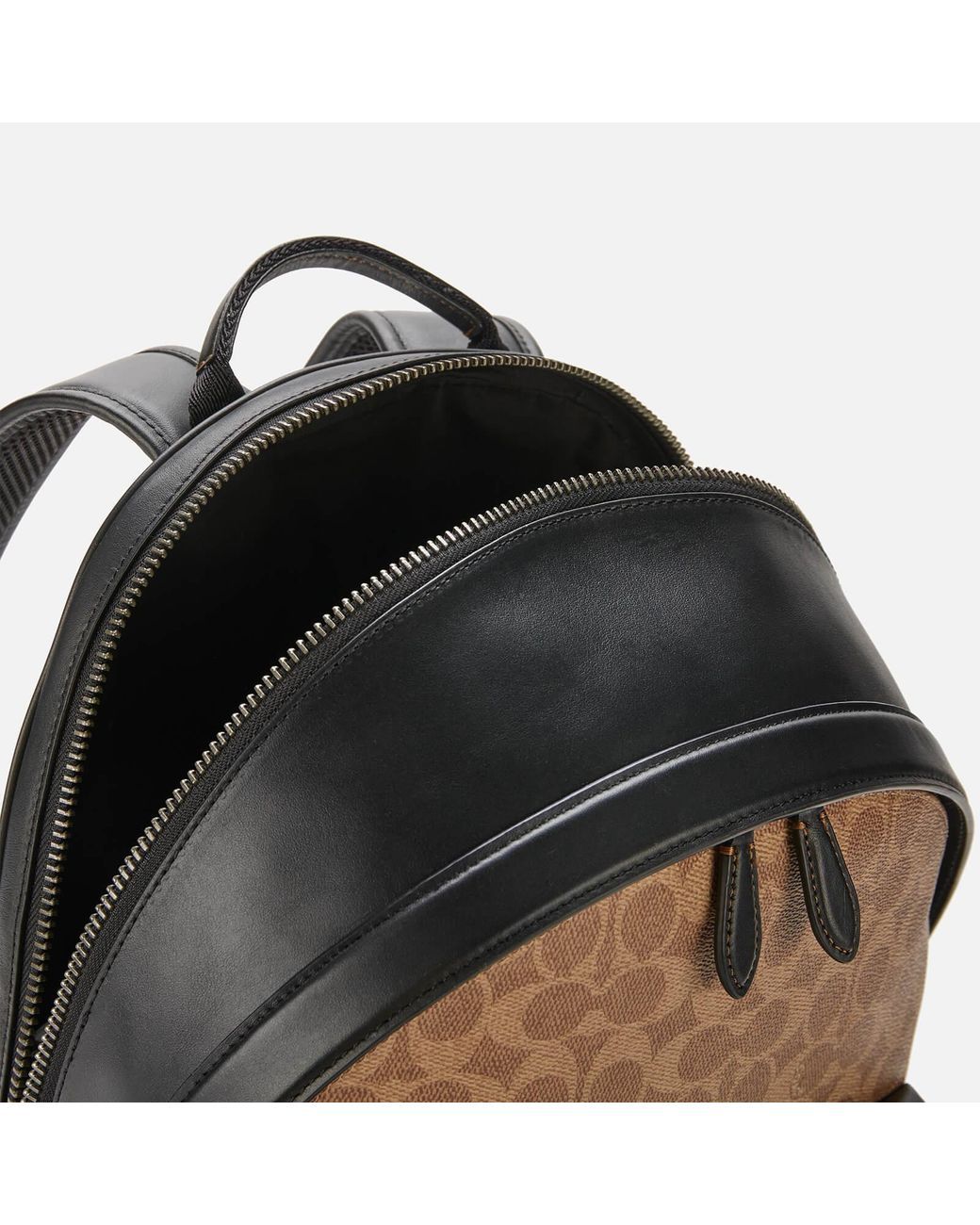 COACH Signature Charter Backpack in Black for Men Lyst UK