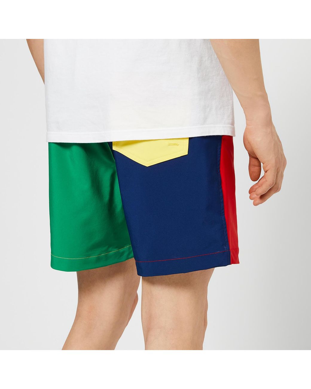 Polo Ralph Lauren Prepster Colour Block Swim Shorts for Men | Lyst