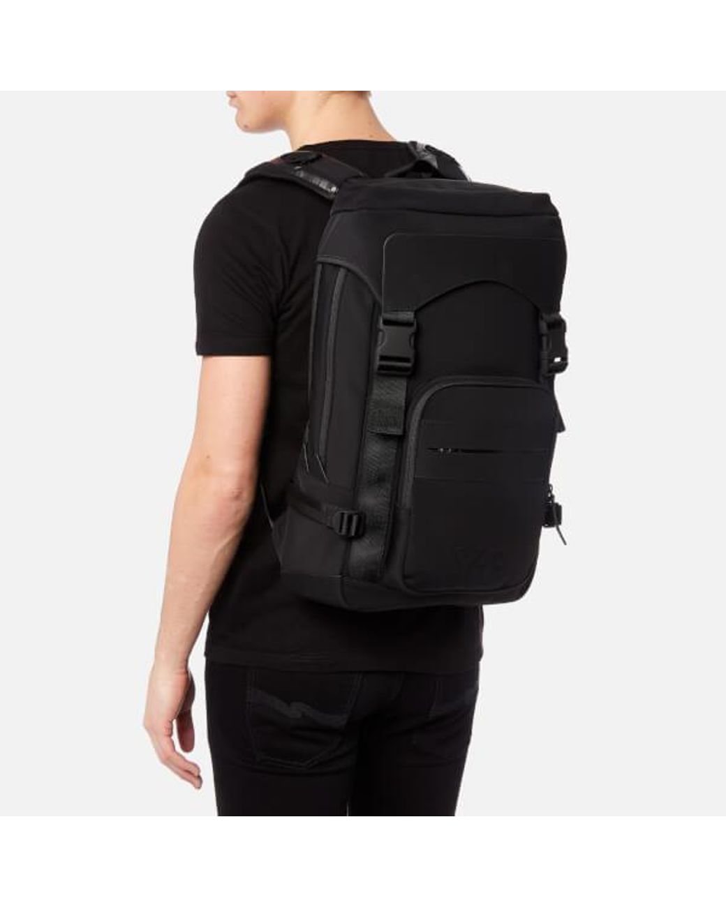 Y-3 Synthetic Y3 Ultratech Backpack in Black for Men | Lyst