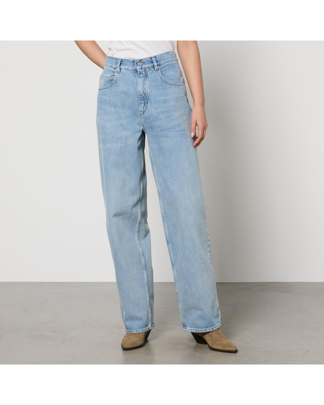 Isabel Marant Joanny Denim Jeans in Blue | Lyst