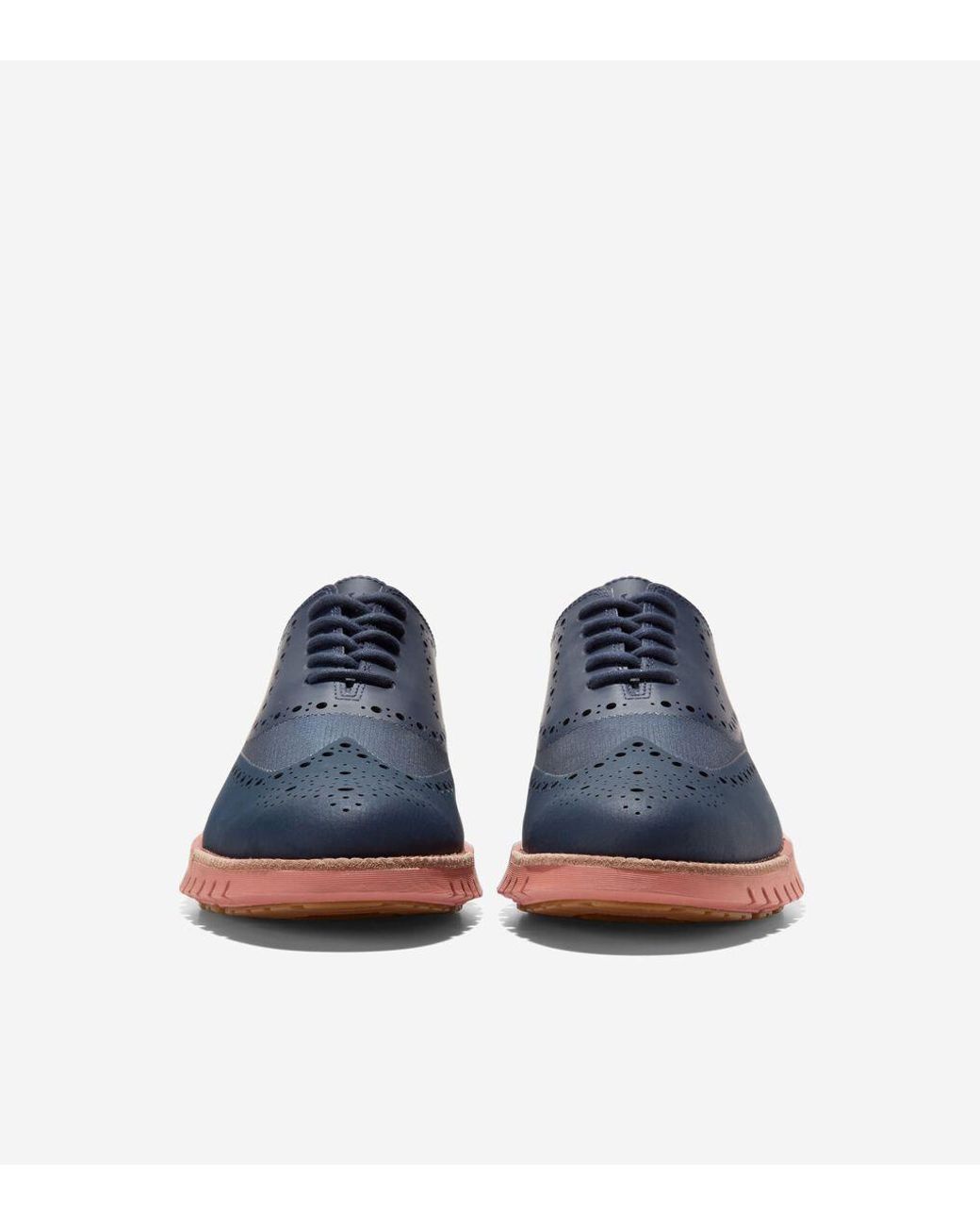 Cole Haan Men s Zerogrand Remastered No Stitch Wingtip Oxfords in Blue for Men Lyst