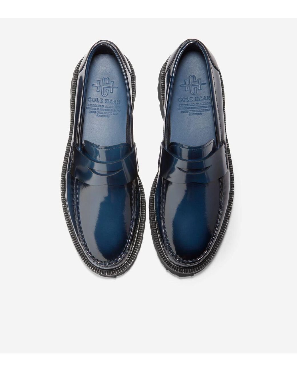 Cole Haan Men s American Classics Penny Loafers in Blue for Men Lyst