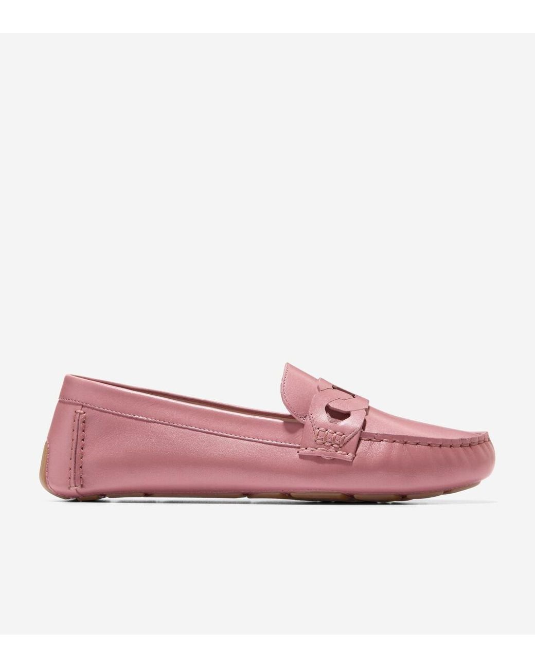 Cole Haan Women's Evelyn Chain Drivers in Pink | Lyst