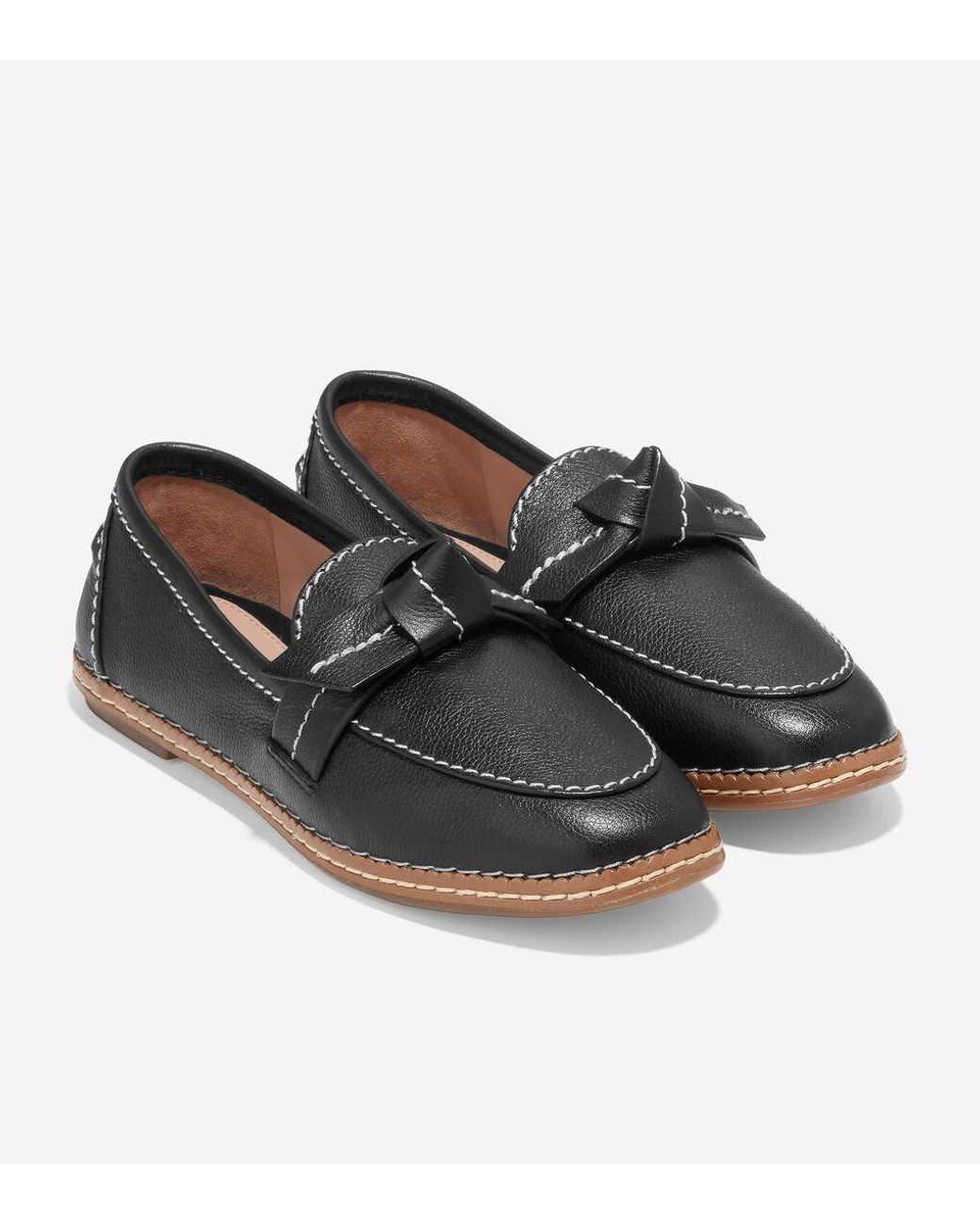 Cole Haan Women's Cloudfeel All-day Bow Loafer in Black | Lyst