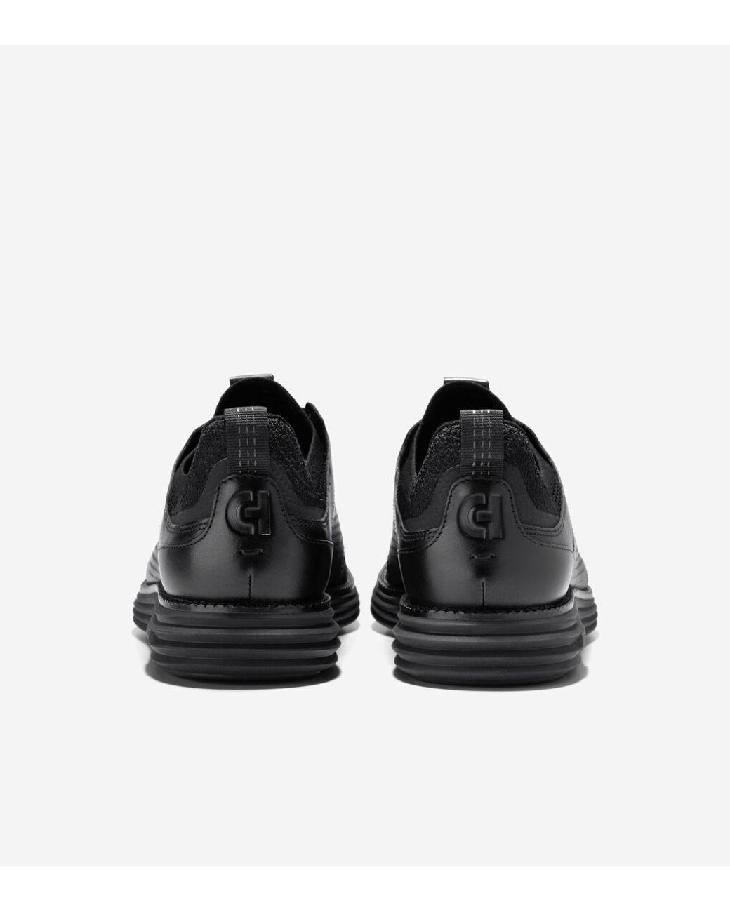 【Cole Haan】Men's OriginalGrand Remastered Work Sneakers Men's Grand Crosscourt Daily Wingtip Sneakers in Black