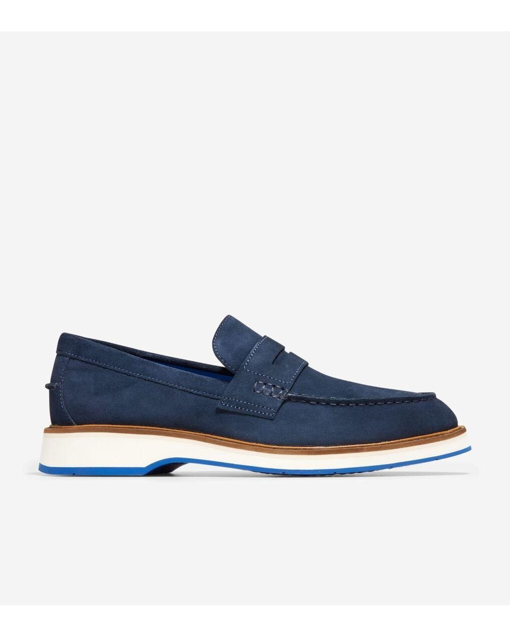 Cole Haan Men s Osborn Grand 360 Loafers in Blue for Men Lyst