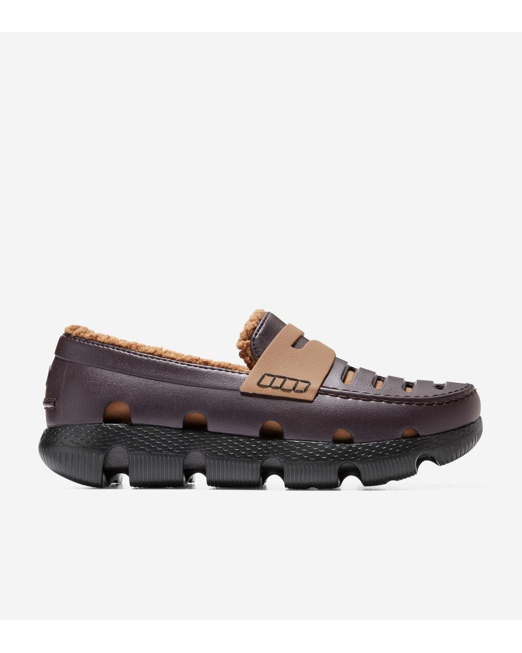 Cole Haan ZERØGRAND Mens Loafers Brown Suede Moccasin Fleece Lined Comfort Cole Haan Moccasin Suede Casual Shoes for Men for sale | eBay main image 4