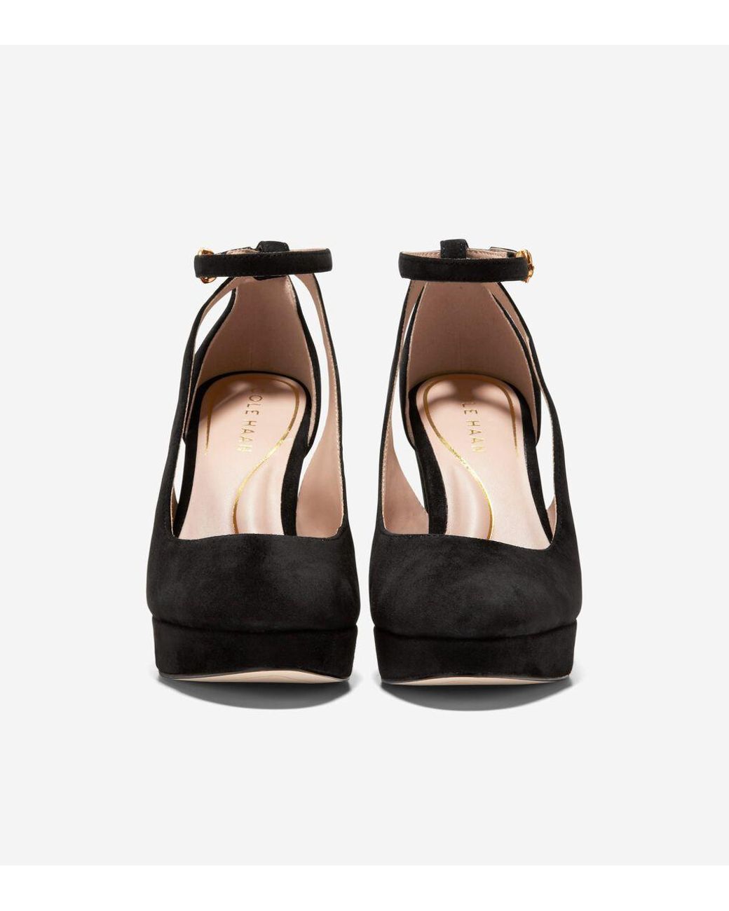 Cole Haan Women s Remi Platform Ankle Strap Heel in Black Lyst